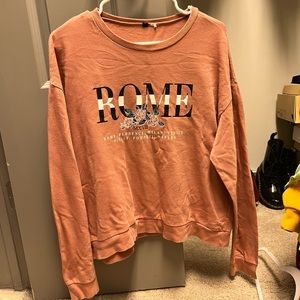 Rome H&M pink sweater